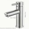Atalanta Inox rozsdamentes mosdó csaptelep