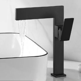 ArtRound Flat BL magasított fekete mosdó csaptelep