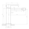 Ventura minimal bide csaptelep