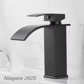 Niagara 2025 matt fekete mosdó csaptelep