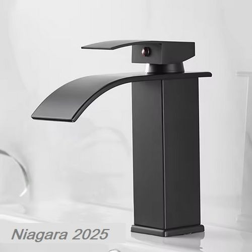 Niagara 2025 matt fekete mosdó csaptelep