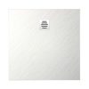 Diplon BST8302-80 Kő textúrájú zuhanytálca, fehér 80x80cm