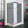 Diplon BR0541CG-80120 Szögletes zuhanykabin 80x120cm