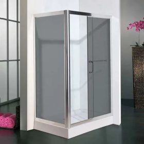 Diplon BR0541CG-80120 Szögletes zuhanykabin 80x120cm