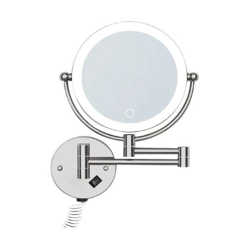 Diplon SJ0207 LED-es kozmetikai tükör, 3x-os nagyítás
