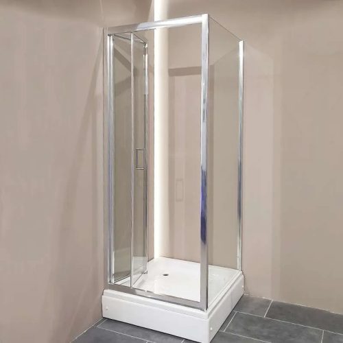 Diplon BR5761CA-90 Harmonika ajtós zuhanykabin 90x90cm
