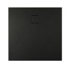 Diplon BST8301-80 Kő textúrájú zuhanytálca, fekete 80x80cm