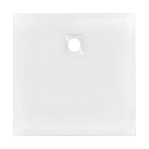 Diplon BST8302-90 Kő textúrájú zuhanytálca, fehér 90x90cm