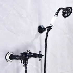 Toscana Black fali zuhany csaptelep