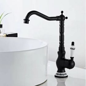 Toscana Black álló mosogató csaptelep