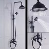 Toscana Black kádtöltős zuhanyszett  